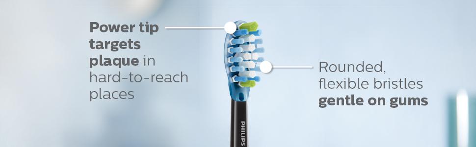 plak temizleme fırça başlıkları philips sonicare diş etlerine karşı naziktir