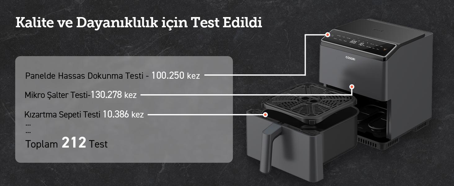Kalite ve Dayanıklılık için Test Edildi