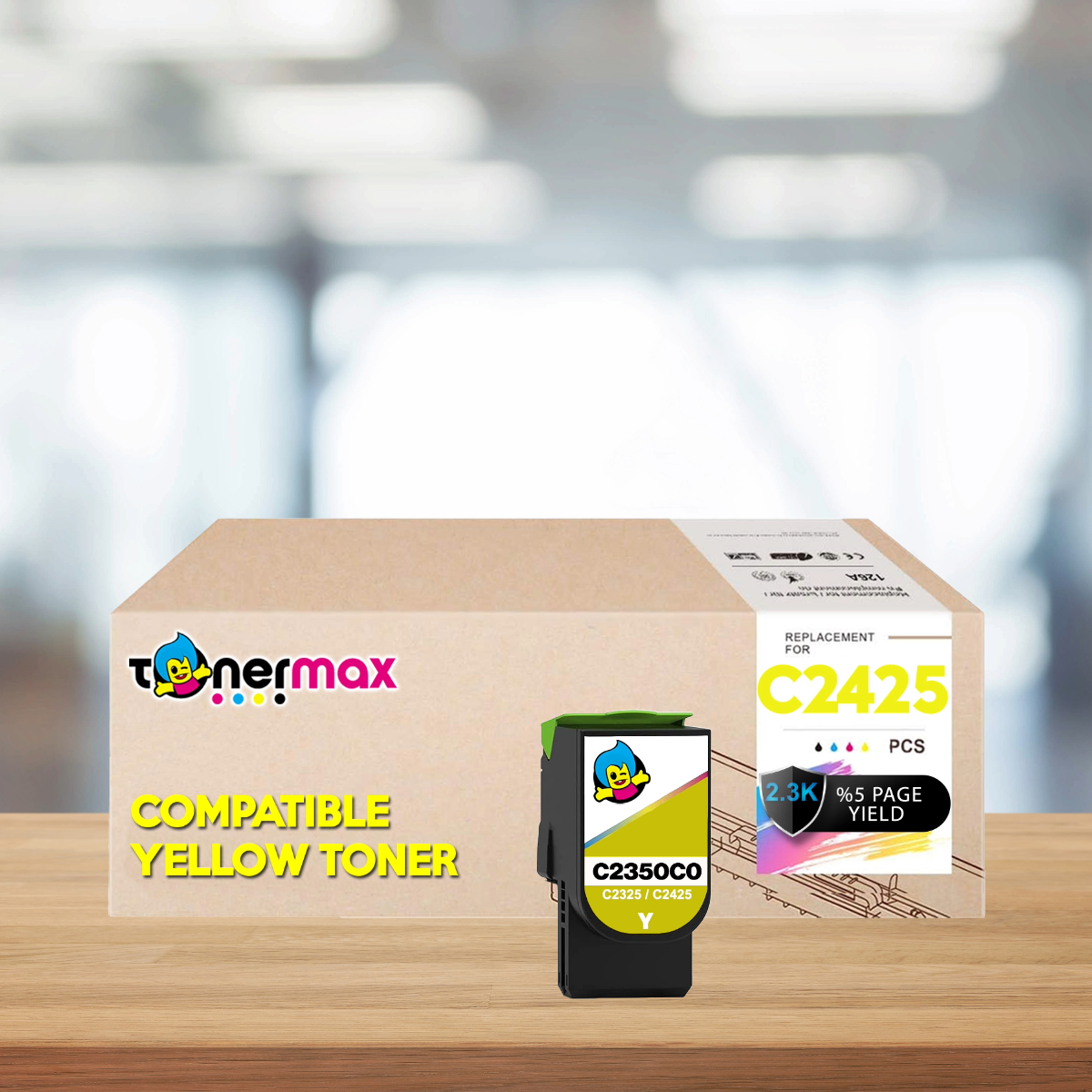 Lexmark C2425-C2350K0 Muadil Toner / C2425dw / C2325dw /MC2325adw /MC2425adw /MC2535adwe /MC2640adwe
