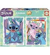 Educa 19732, Disney Stitch, 2 x 500 parça yapboz, yetişkinler ve 10 yaşından büyük çocuklar için yapboz seti