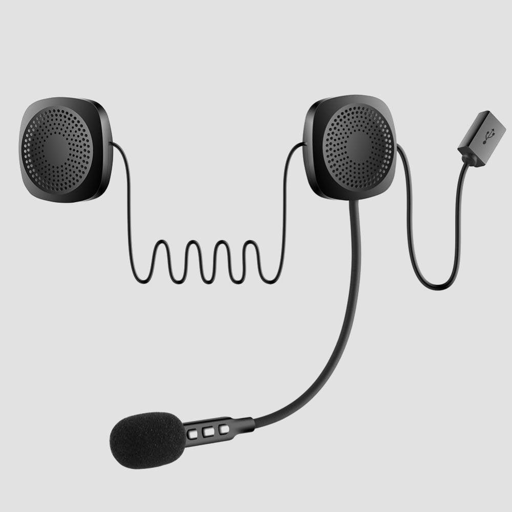 Powermaster PM-14283 Bluetooth'lu Şarjlı Kask İçi Motosiklet Hoparlör ve Mikrofon Seti