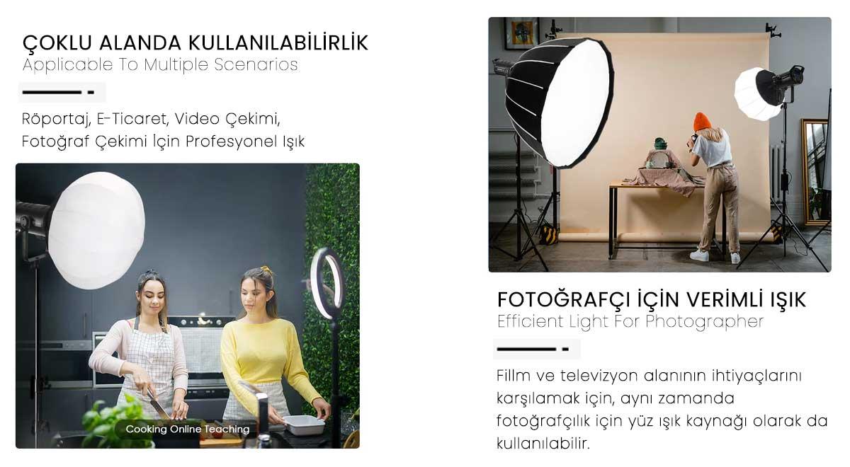 Gdx Exc-180RGB-II  Rgb Led Video Işığı 