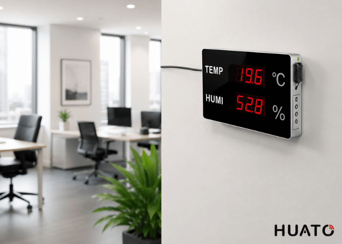 huato profesyonel ofis ısı nem ölçer