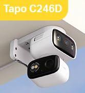 TP-Link Tapo C246D | 2K 3MP Çift Lensli Akıllı Güvenlik Kamerası | Pan/Tilt | İç ve Dış Mekan | I...