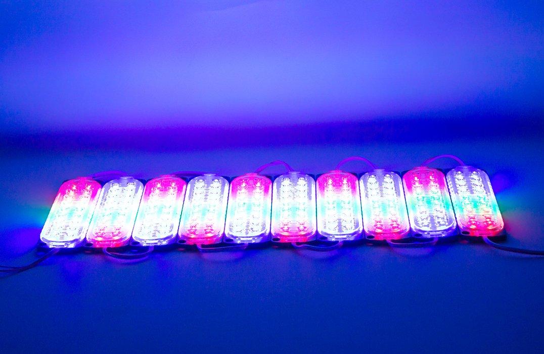 12 Volt 3.6 Watt RGB Flaşlı Yanıp Sönen 2835 Modül Led
