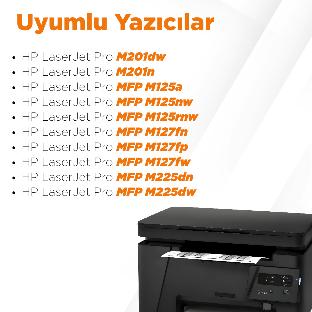 Hp 83A / CF283A Muadil Toneri/ M201 / M125 / M225 / M127