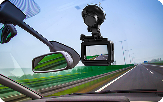 SJCAM SJ4000 Air araç modu kullanım görseli