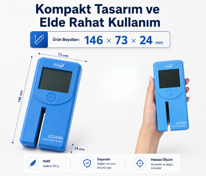 ls163a ürün boyutları