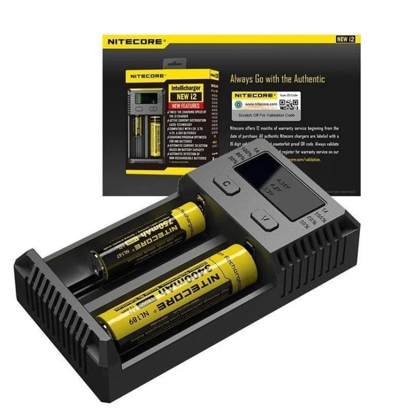 Nitecore New i2 Pil Şarj Aleti Li-ion IMR LiFePO4 Dolum Cihazı (Intelicharger)