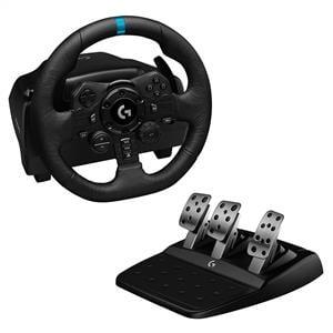 Logitech G G923 PS5, PS4 ve PC ile Uyumlu Yarış Direksiyonu ve Pedalları - Siyah