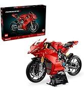 LEGO Technic Ducati Panigale V4 S Motosiklet Model Yapım Kiti – Yetişkin Motor Hayranı Kadın ve E...