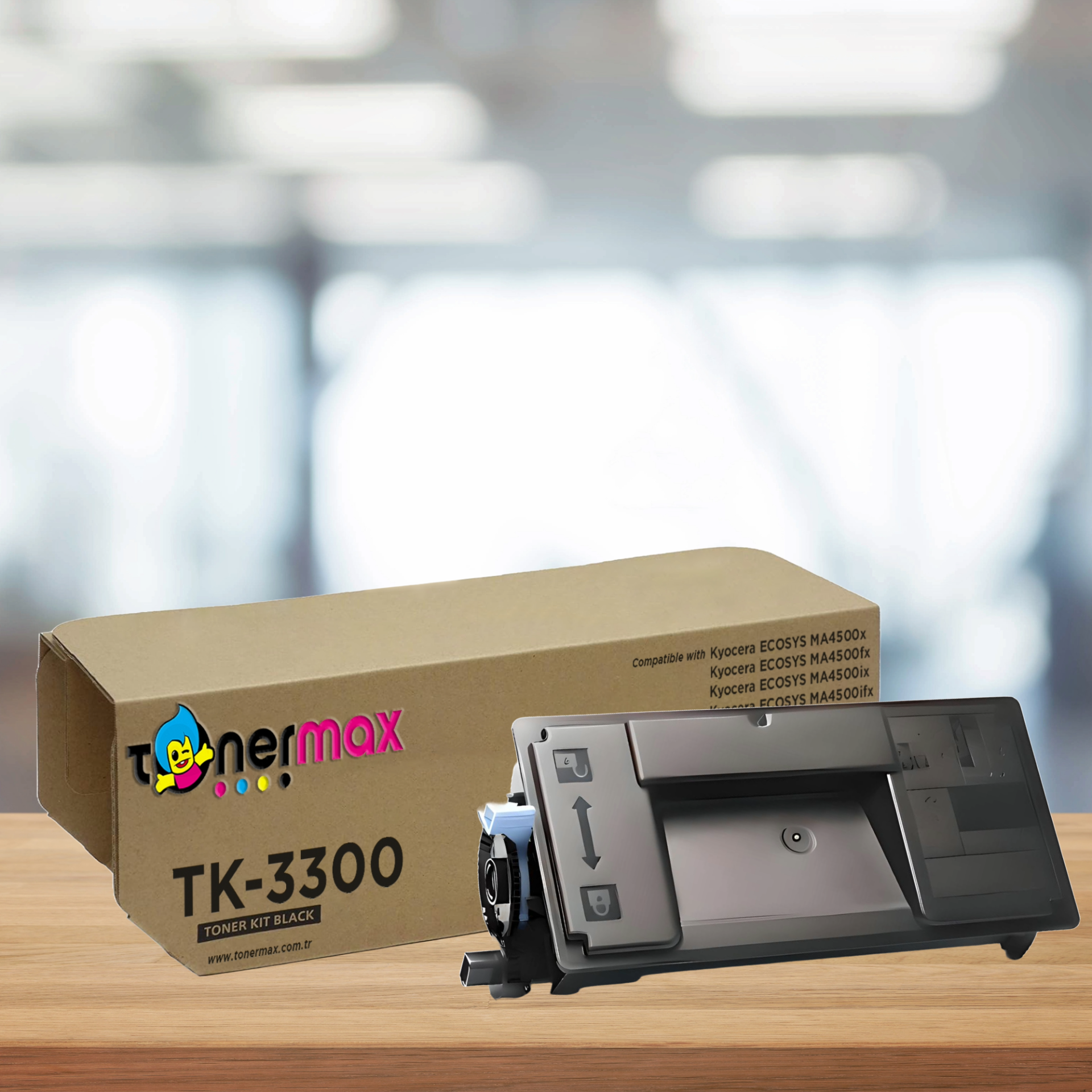 Kyocera TK-3300 Muadil Toner / Ecosys MA4500ix / MA4500ifx / 1T0C100NL0