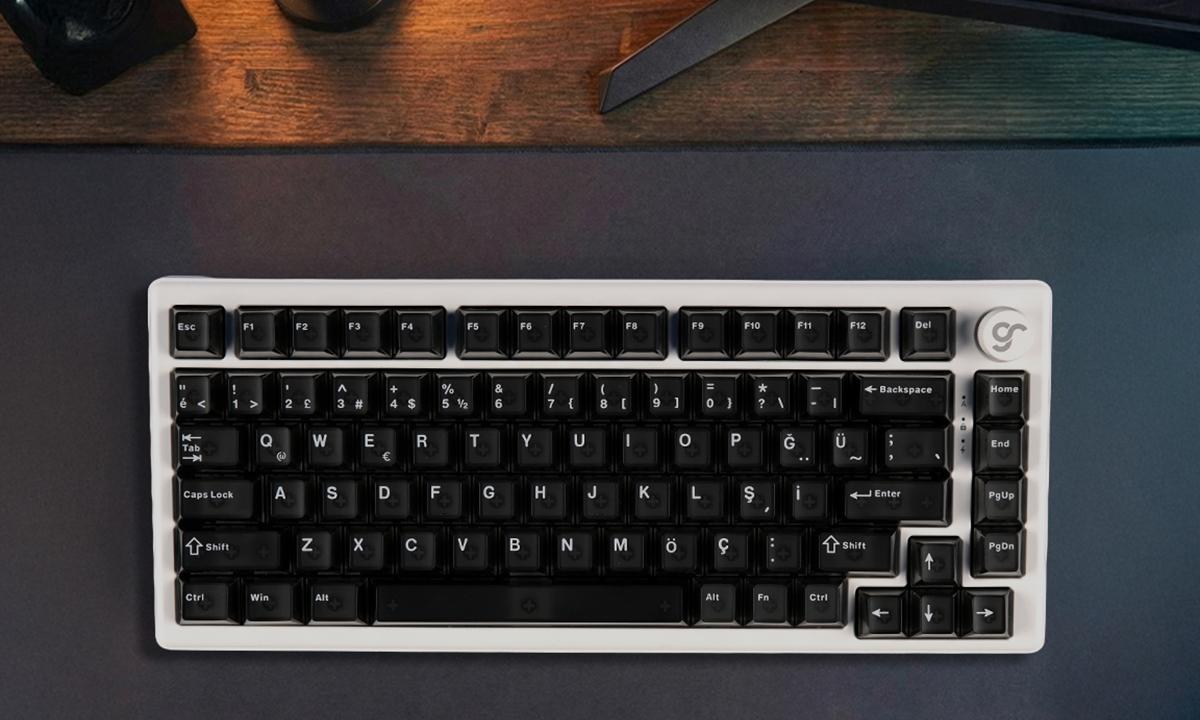 GameRaider Cherry Single Shot Şeffaf Keycap Set