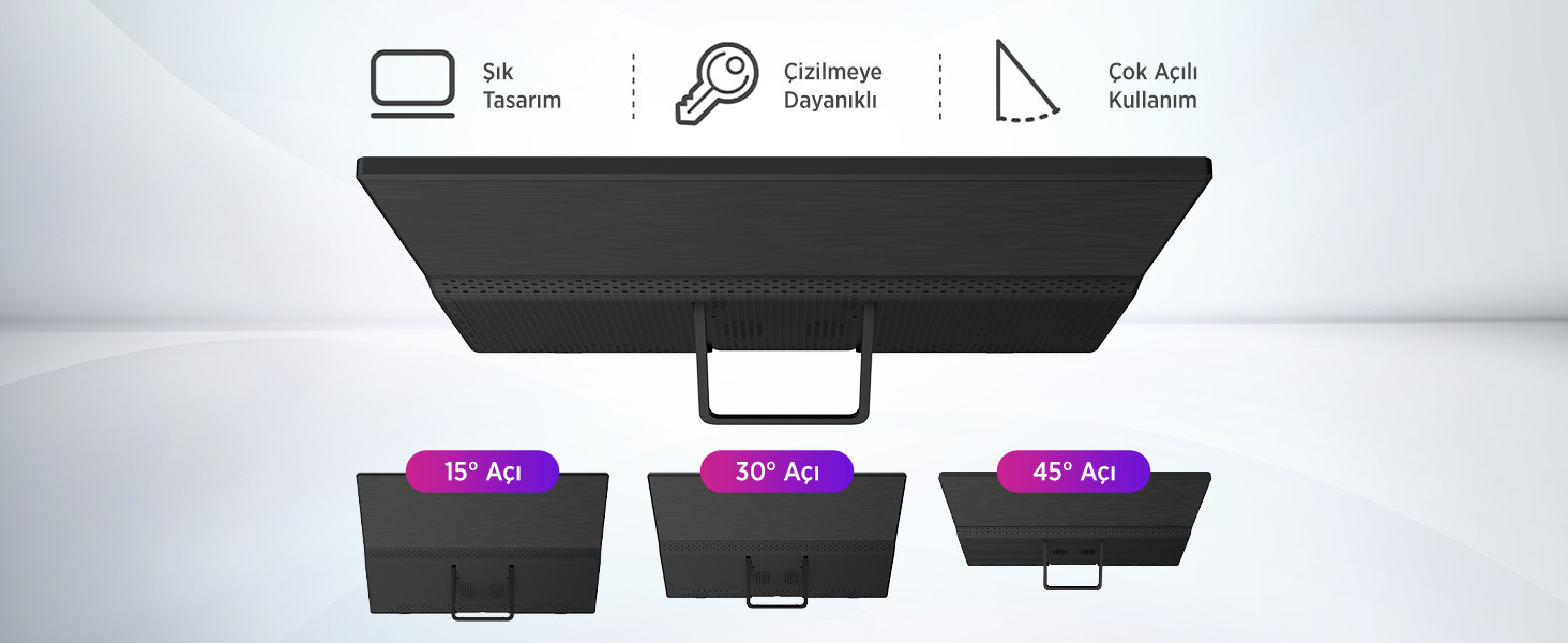 James Donkey JDP15 15,6″ 60Hz Full HD IPS Taşınabilir Monitör (Ölü Pikselde Anında Değişim)