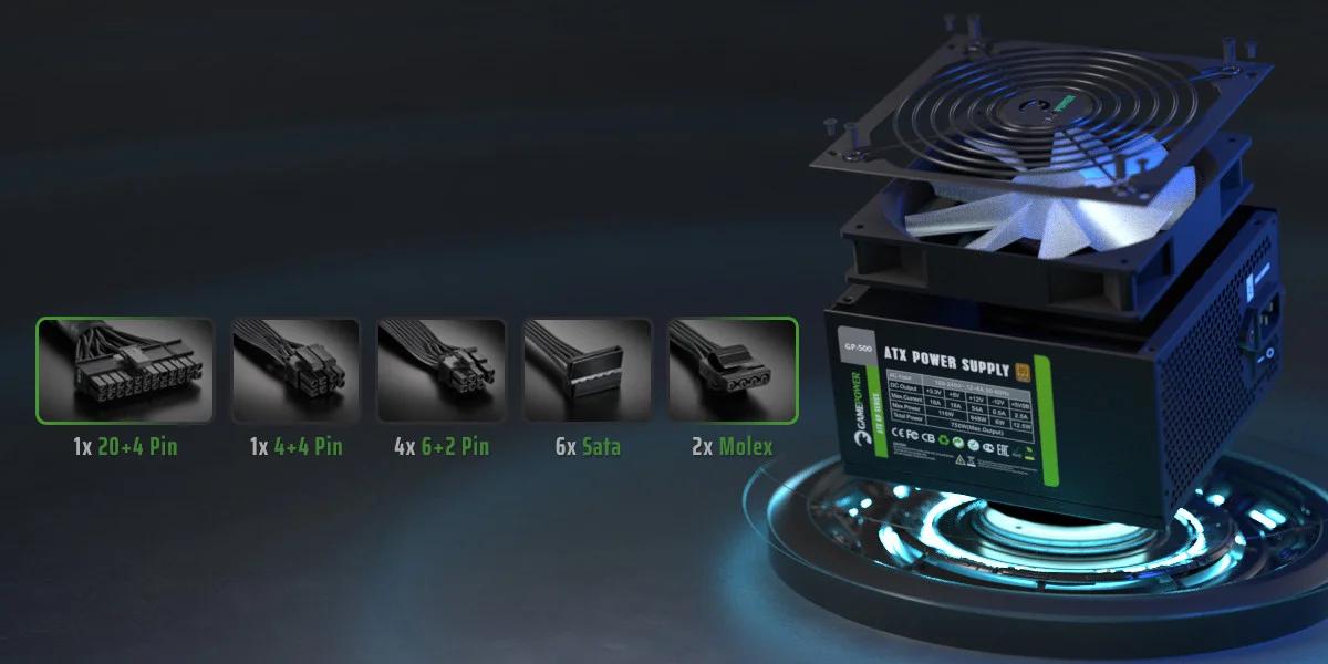 Gamepower GP-550 Power Supply