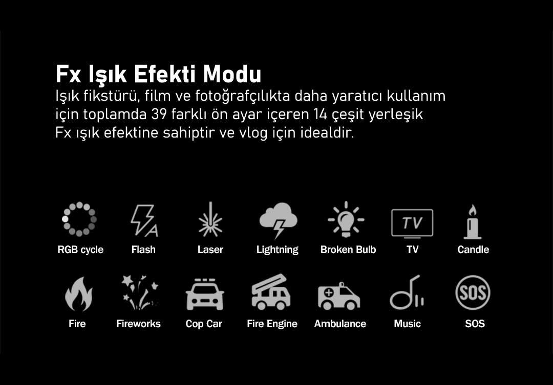 Godox LC500R RGB LED Işık Çubuğu