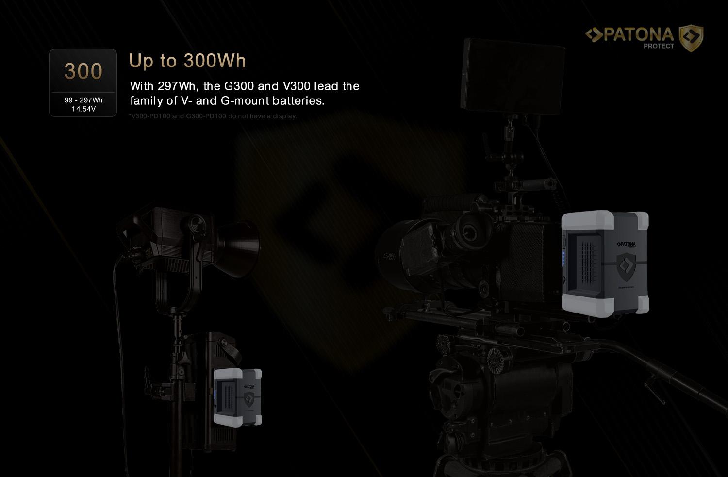 PATONA Protect Serisi V-Mount ve Gold Mount Pil