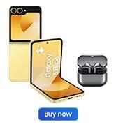 Samsung Galaxy Z Flip6 AI Akıllı Telefon, Unlocked Android Smartphone, 256GB Depolama, Sarı ve Tomurcuklar...