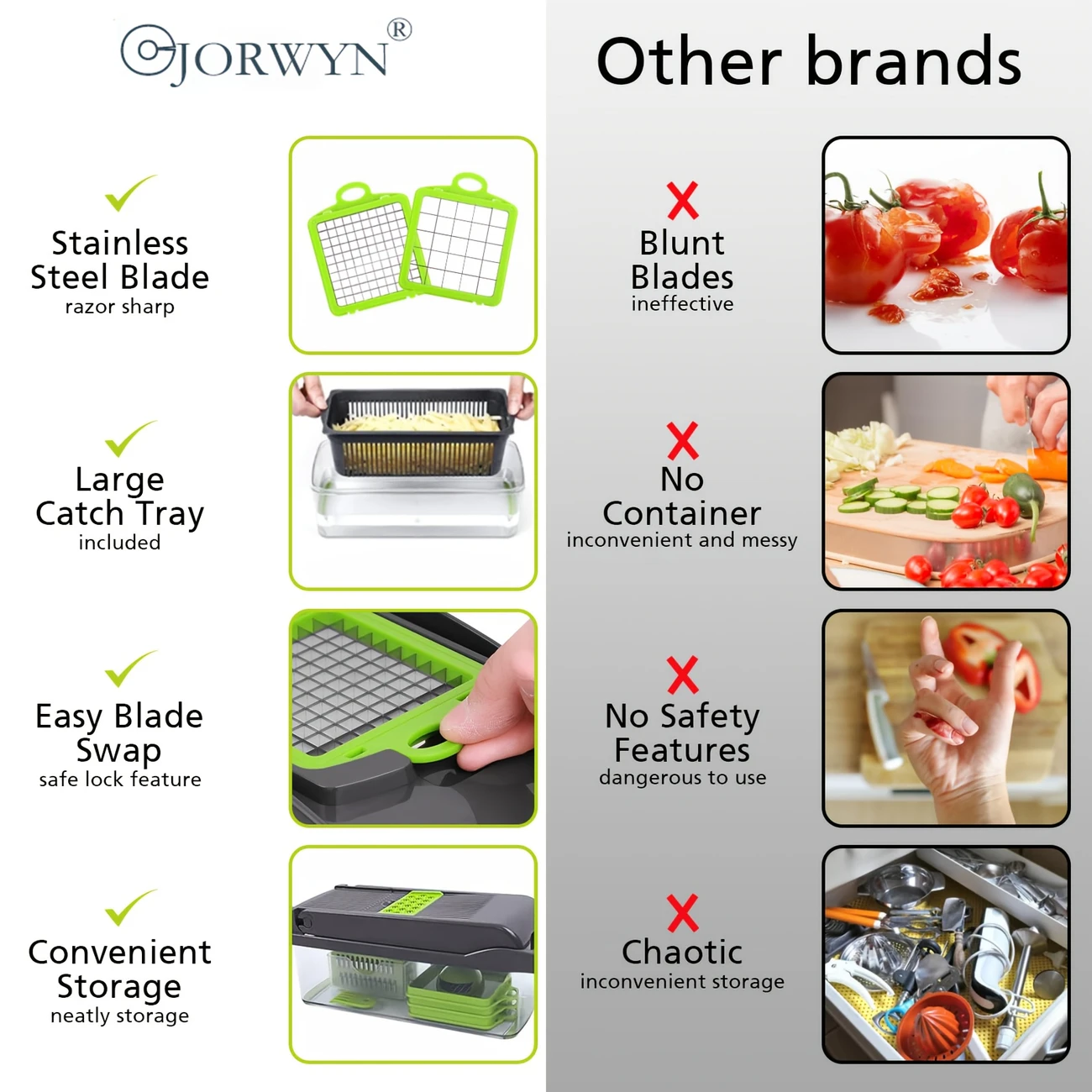 paslanmaz çelik bıçaklı sebze doğrayıcı, gıda doğrayıcı, soğan doğrayıcı, sebze dilimleyici ve spiralizer, kaplı sebze doğrayıcı, plastik ve paslanmaz çelikten yapılmış, mutfak aletleri, ev gereçleri, mutfak i̇çin ayrıntılar 2