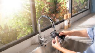 LatteGo süt sistemini 10 saniyeden kısa sürede temizleyebilirsiniz