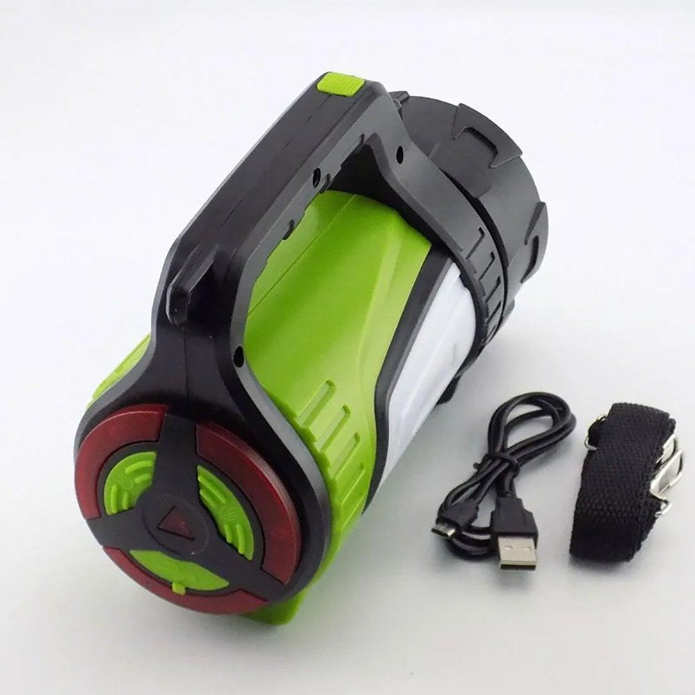 Şarjlı Uzun Menzilli Kamp Tipi Işıldak Fener