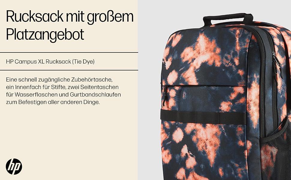 XL Campus Bag batik desenli Tie Dye