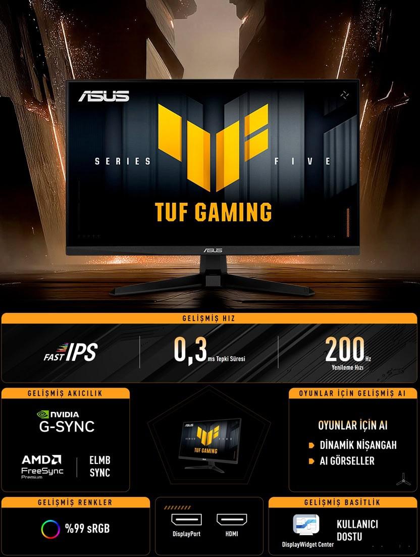 ASUS TUF Gaming VG279Q5A Gaming Monitör H3