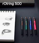 rOtring 500 Basmalı Kurşun Kalem - 0,5 mm - Yeşil Şaft
