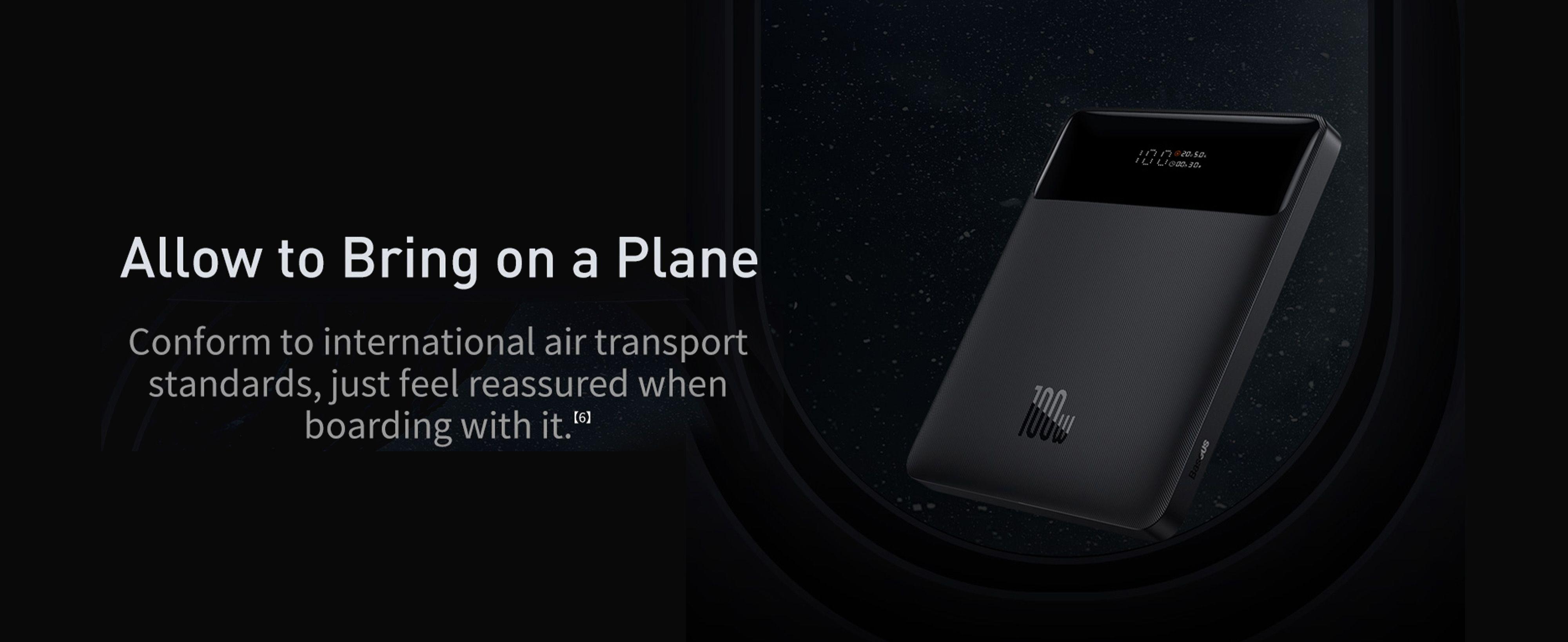 Baseus Blade 100W Power Bank 20000mAh Type C PD Fast Charging Powerbank Portable External Battery Charger for Notebook