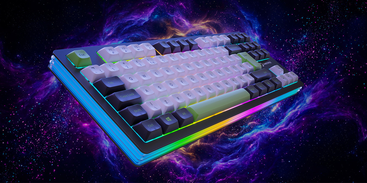 GamePower Nama RGB Mekanik Kablolu, 2.4Ghz, Bluetooth 3 Mod Aliminyum Gaming Klavye