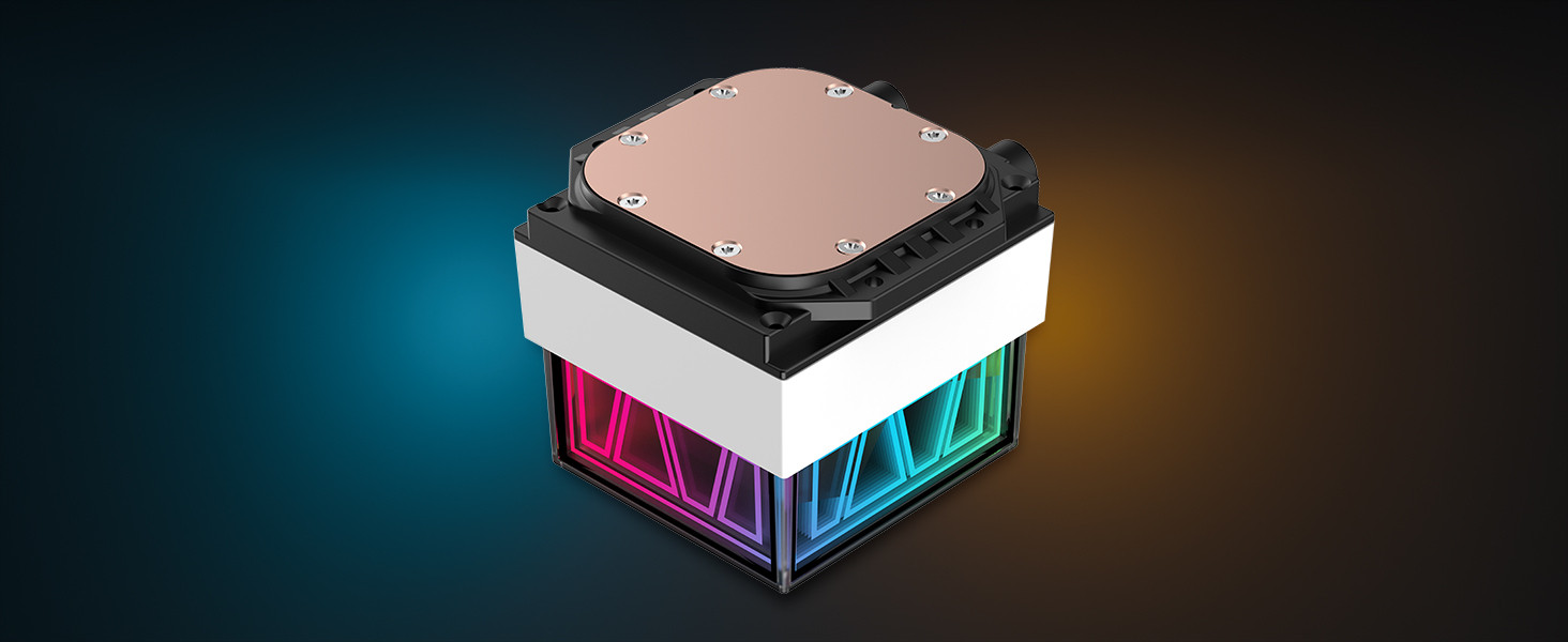 James Donkey Lugis JDC360 ARGB 360mm Beyaz Sıvı İşlemci Soğutucu AM5 ve LGA1700 Uyumlu