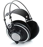 AKG K702 Açık Arka Kulak Üstü Premium Stüdyo Kulaklıklar, Referans Sınıfı Ses, Havadar ve Geniş S...