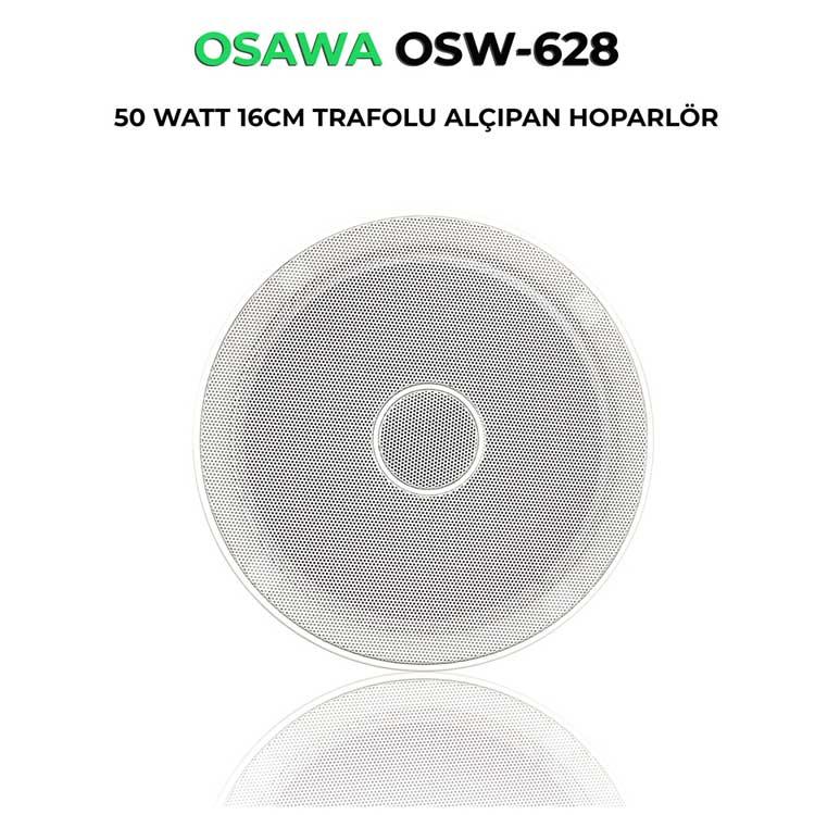 Osawa OSW-608 16 Cm 15 Watt Alçıpan Trafolu Beyaz Hoparlör