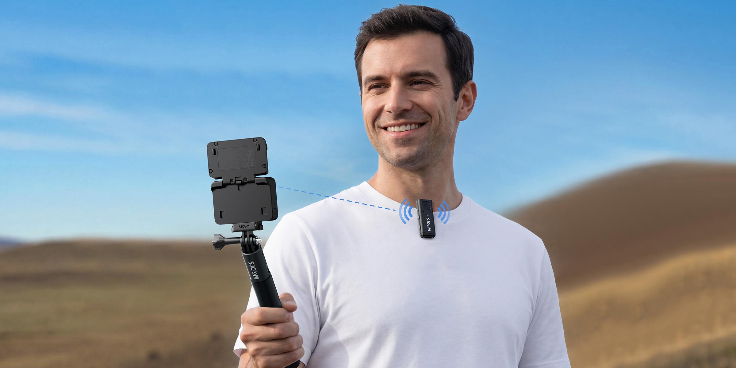 SJCAM SJ30 SJCAM M4 kablosuz mikrofon desteği