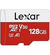Lexar Micro SD kartı 128 GB, hafıza kartı Micro SD adaptörlü, 100 MB/s'ye kadar okuma hızı.