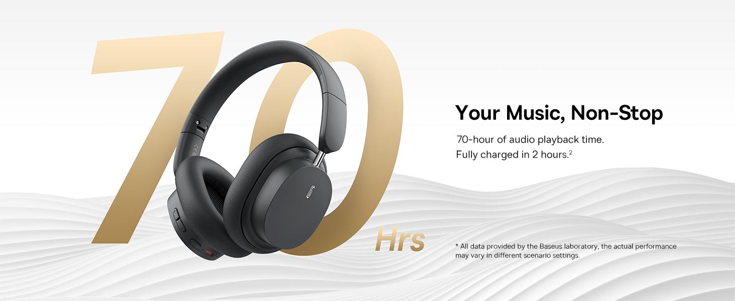 BASEUS Bowie D05 Kablosuz Bluetooth Kulaklık Katlanabilir HiFi Stereo Müzik Kulaklığı