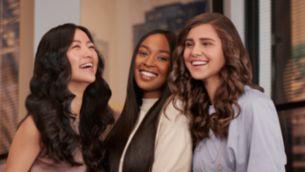 Çeşitli stiller için düzleştirme veya kıvırma