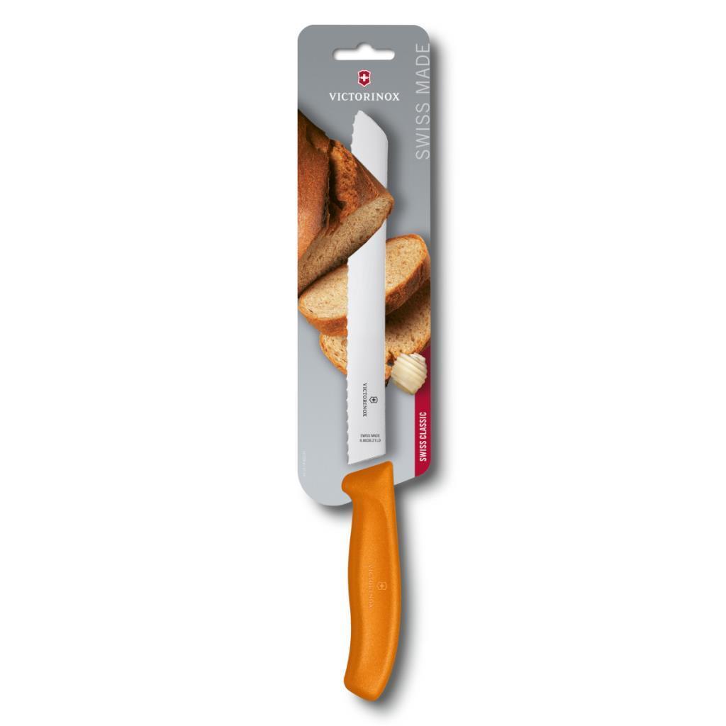 ​​​​​​​​​​​​​​​​​​​​​​​​​​​​​​​​​​​​​​​​​​​Victorinox Swiss Classic 21cm Ekmek Bıçağı Turuncu 6.8636.21L9B