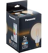Panasonic E27 Fil G125 Lamba 7W 630Lm 2000K Gold