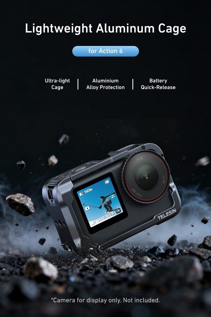 DJI OSMO Action 6 Lightweight Alluminium Cage
