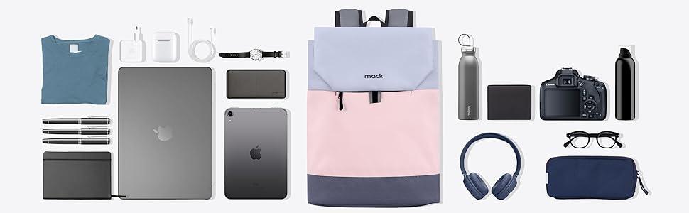Sırt Çantası, Su Geçirmez, Küçük, Mini, 13-14 inç Laptop, Günlük ve İş Kullanımı, Üniversite ve Okul