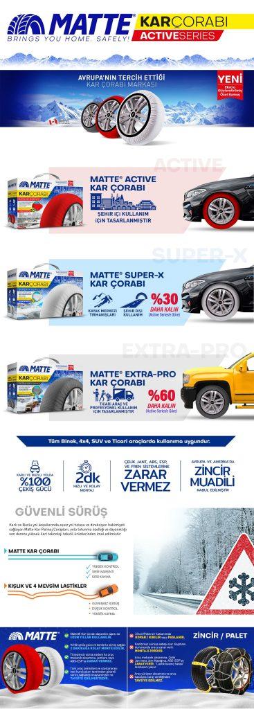 Matte Kar Çorabı Active Series