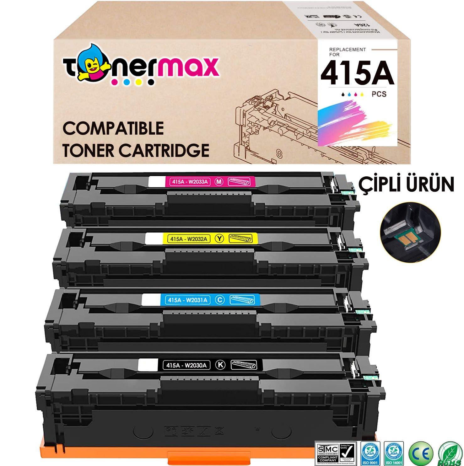 Hp 415A Muadil Toner Set - Çipli / W2030A / W2031A / W2032A / W2033A/ M455 / M480 / M454 / M478 / M479