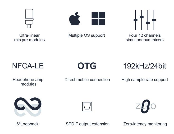 TOPPING PROFESSIONAL E2X2 OTG: Key features