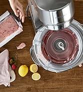 Kenwood KAX71.000WH dondurma makinesi, hamur işi robotu, aksesuar, beyaz