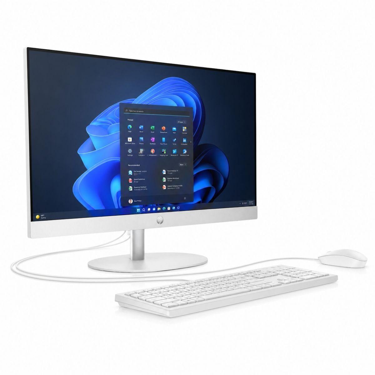 HP ProOne 240 G10 Windows 11 Pro 23.8 IPS All in One bilgisayar ön görünüm