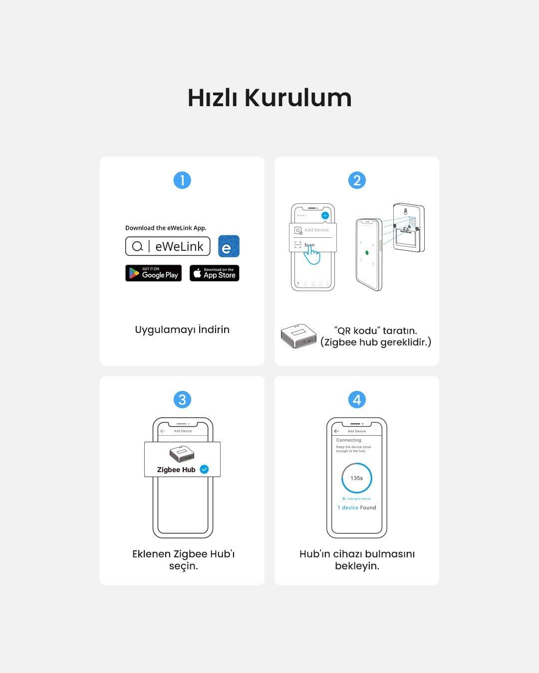 SONOFF AirGuard LCD Ekranlı Zigbee Akıllı Sıcaklık ve Nem Sensörü | SNZB-02DR2