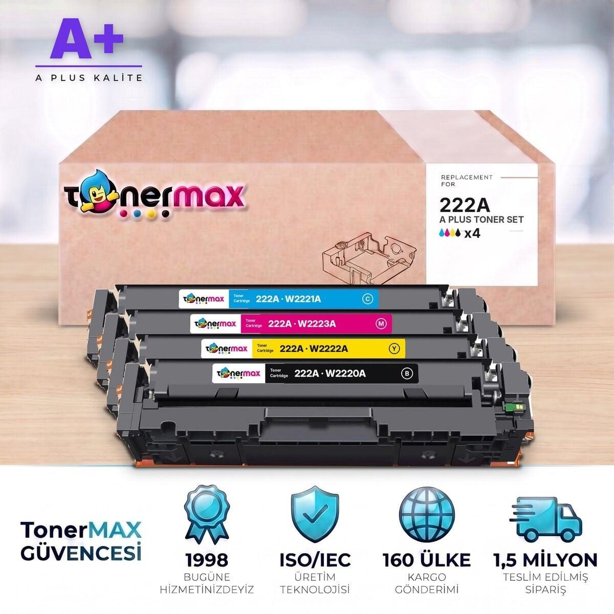 222A CMYK Muadil Toner Seti