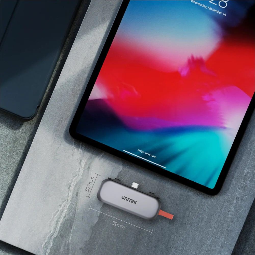 Unitek uHUB Q4 Lite 4-in-1 USB-C Hub Dönüştürücü D1070A