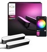 Philips Hue Play LED ışık çubukları başlangıç kiti, beyaz LED ışık ve renkli ışıklar, senkroniz...